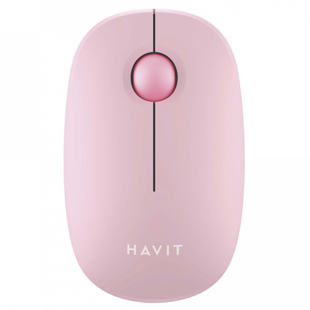 Беспроводная мышь HAVIT HV-MS57GT Pink, 1600 DPI, 2.4 ГГц, компактная, оптическая - изображение 3