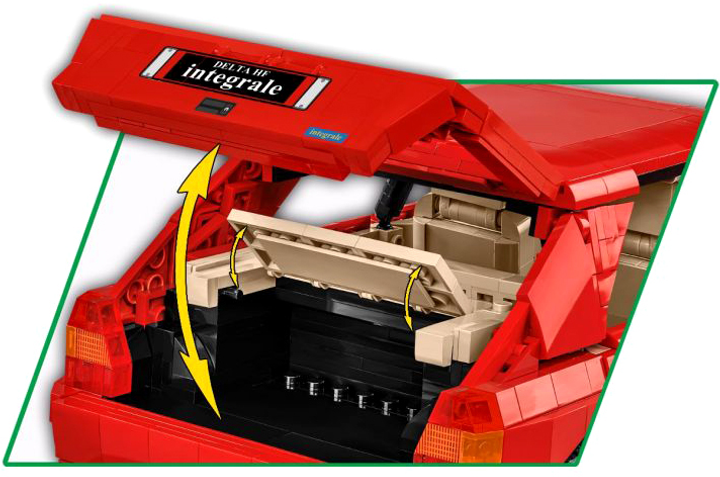 Klocki konstrukcyjne Cobi Lancia Delta HF Integrale 2068 elementów (5902251243579) - obraz 4