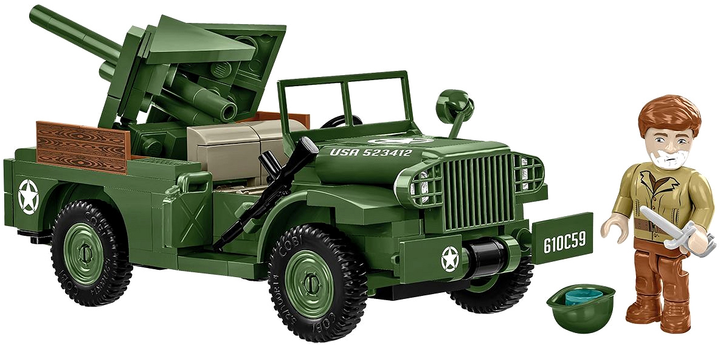 Klocki konstrukcyjne Cobi Historical Collection World War II GMC M6 Fargo 230 elementów (5902251031169) - obraz 4