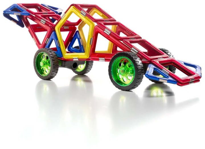 Klocki magnetyczne IUVI Games Geo Smart Robo Racer 36 elementów (5414301250494) - obraz 2