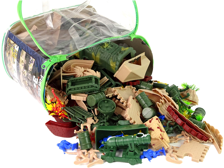 Конструктор LEAN Toys Військовий 200 деталей (5905679071991) - зображення 3