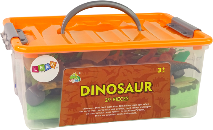 Zestaw figurek LEAN Toys Dinozaury z akcesoriami 24 szt (5905323213968) - obraz 5