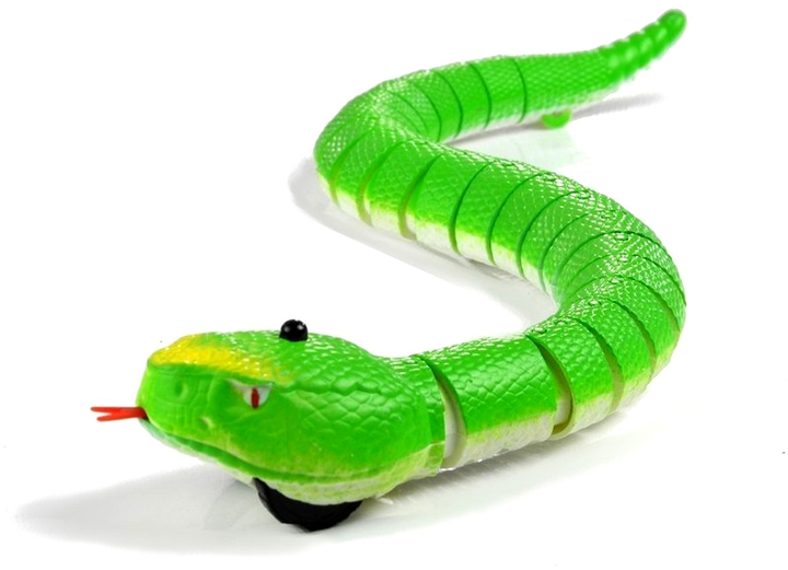 Figurka LEAN Toys RC Infrared Remote Control Wąż Zielony 38 cm (5905323219618) - obraz 3