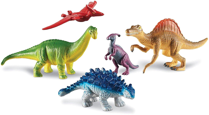 Zestaw figurek Learning Resources Duże dinozaury Ler0837 5 szt (0765023008371) - obraz 2