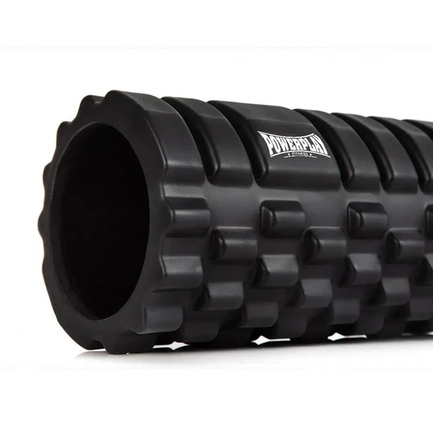 Массажний ролик (ролер) PowerPlay 4025 Massage Roller Чорний (33x14см.) - зображення 4