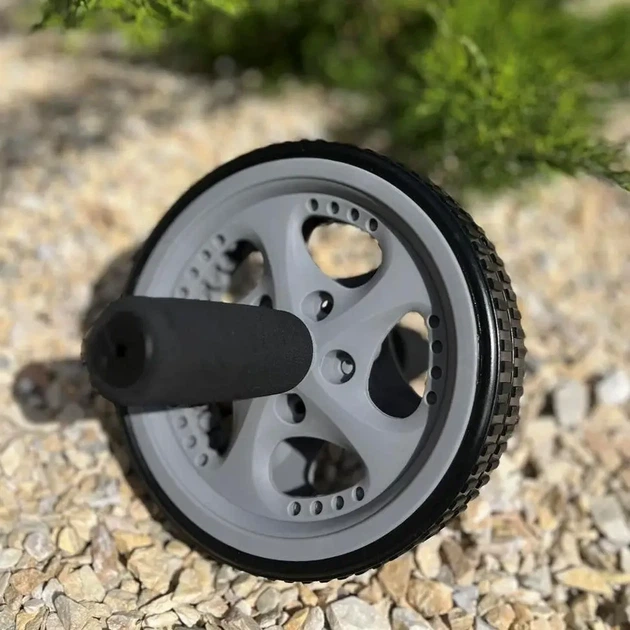 Колесо для преса PowerPlay PP-4345 Exercise Wheel (d16.5cm.) Сіре - изображение 4