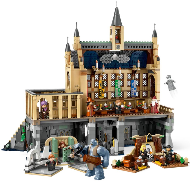 Zestaw klocków LEGO Harry Potter: Zamek Hogwart: Wielka Sala 1732 elementy (76435) - obraz 2