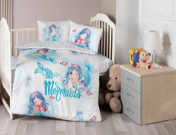 Комплект постільної білизни для немовлят First Choice Mermaid Бамбук Плед в'язаний 100х150 см - зображення 2