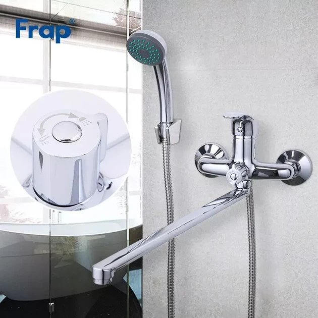 Змішувач для ванни Frap F2236, хром - изображение 3