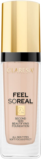 Тональний крем для обличчя Claresa Feel So Real 05 Deep-medium 30 мл (5903819812565) - зображення 1