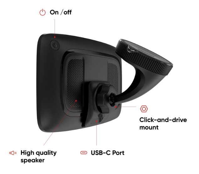 GPS-навигатор TomTom GO Expert Plus 7" (8YD7.002.20.1) (для грузовых автомобилей TIR) - изображение 2