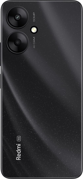 Smartfon Xiaomi Redmi 13C 5G 4/128GB Starlight Black (23124RN87G) - obraz 4