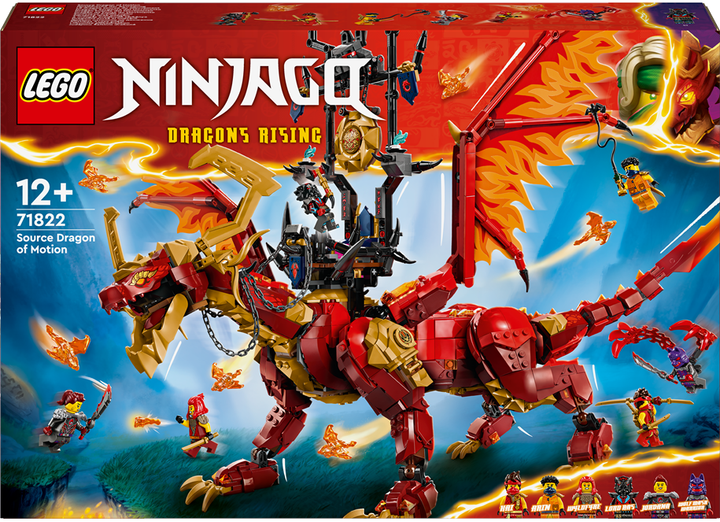 Zestaw klocków LEGO Ninjago: Smoczyca źródła ruchu 1716 elementów (71822) - obraz 1