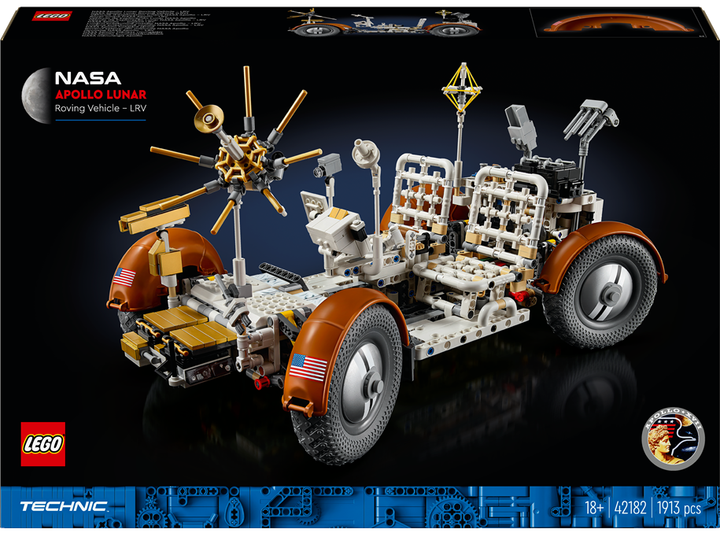 Zestaw klocków LEGO Technic: NASA Apollo — pojazd LRV 1913 elementów (42182) - obraz 1