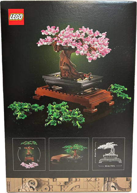 Zestaw klocków LEGO Creator Expert Drzewko bonsai 878 elementów (10281) (955555906622897) - Outlet - obraz 2