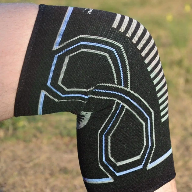 Наколенники спортивные PowerPlay PP-4099 Knee Support Черно/Синие S/M (пара) - Фото 7 Наколенники спортивные PowerPlay PP-4099 Knee Support Черно/Синие S/M (пара) - изображение 7