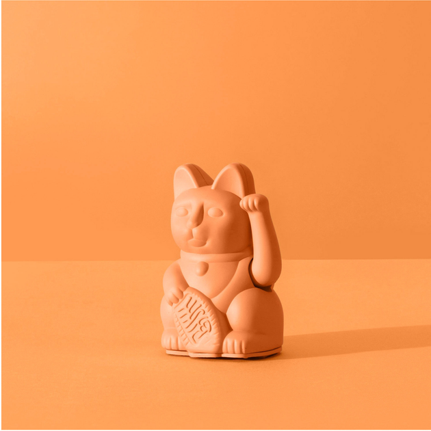 Figurka dekoracyjna Donkey Kot szczęścia Brzoskwiniowy 9.8 cm (4260407137075) - obraz 3