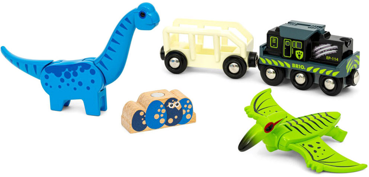 Zestaw do zabawy Ravensburger Brio Dinosaur Pociąg z automatycznym ruchem (7312350360967) - obraz 4