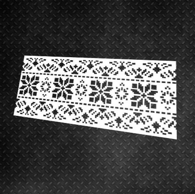 Трафарет DFA Вишиванка для штукатурки та фарби 0.3-1мм (Z00020) – фото ...