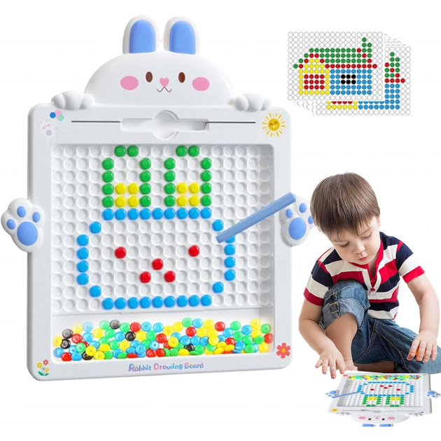 Tablica magnetyczna Woopie Montessori MagPad Królik (5904326948129) - obraz 4