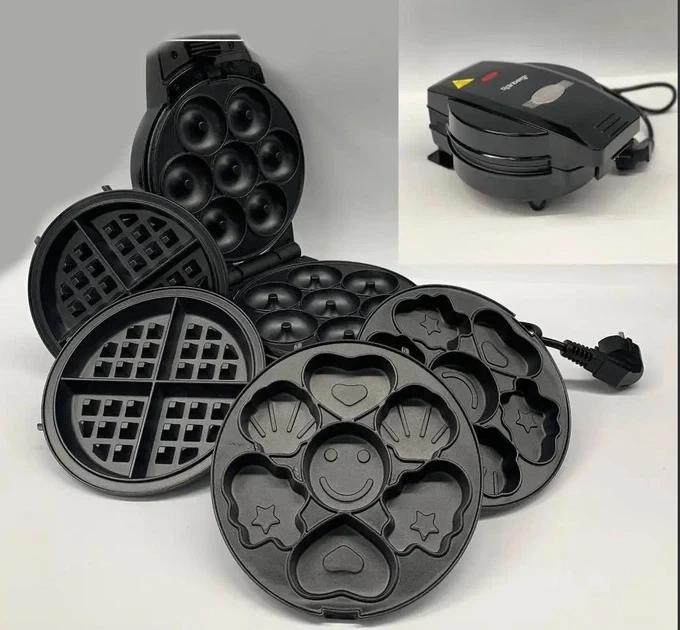 Мультимейкер Rainberg RB-2275 3 в 1 1800 Вт Красный - Фото 5 Мультимейкер Rainberg RB-2275 3 в 1 1800 Вт Красный - изображение 5