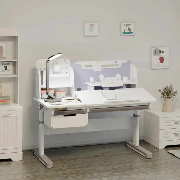 Дитячий стіл Mealux Milton Electro Grey (арт. BD-730 WG) - изображение 2