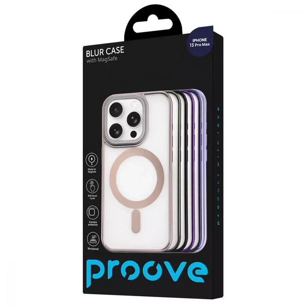 Чохол для iPhone 13 Pro Max | Proove Blur Case with Magnetic Ring sierra blue - зображення 2