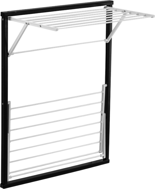 Suszarka na pranie Arredamenti Klaus na kaloryfer czarna 89 x 68 cm (8023856608093) - obraz 6