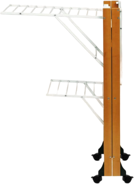 Suszarka na pranie Arredamenti Gabbiano na kółkach brązowa 175 x 67 cm (8023856600127) - obraz 4