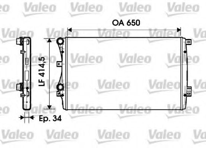 Радиатор Valeo (732872) - изображение 1