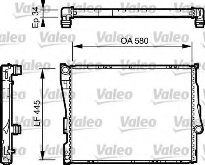 Радиатор Valeo (734276) - изображение 1