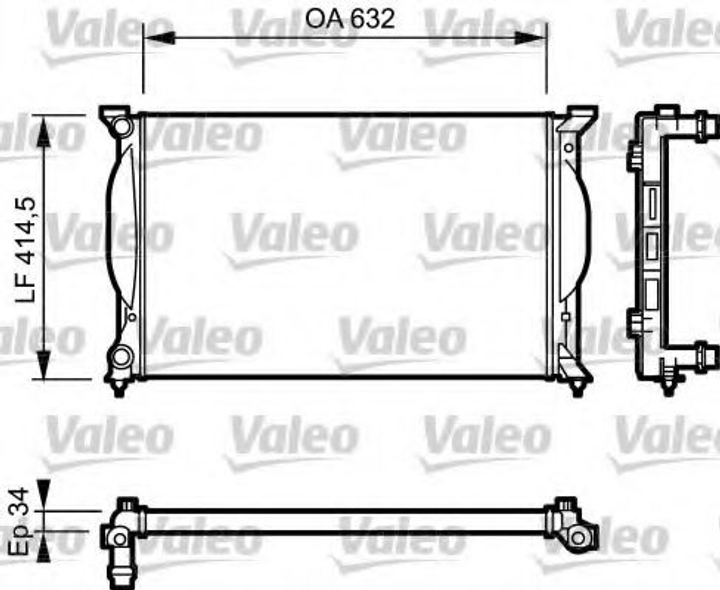 Радиатор Valeo (732963) - изображение 1