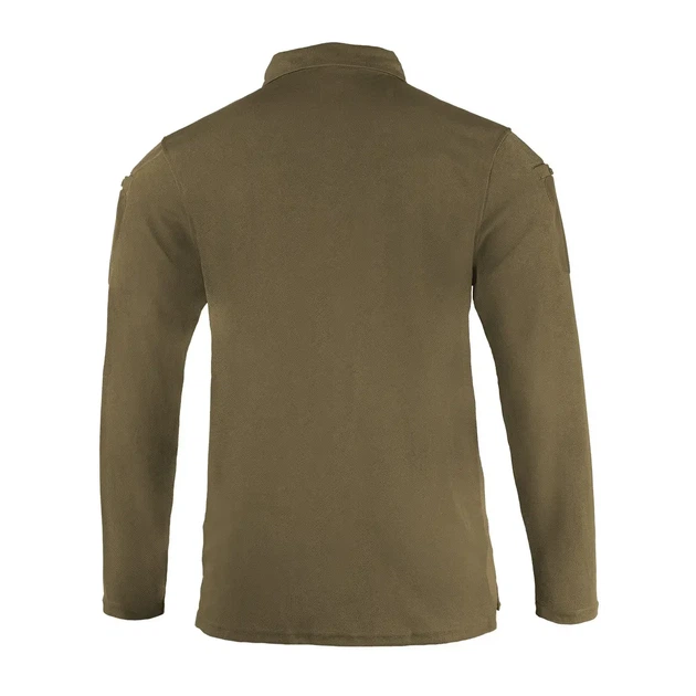 Тактическая Рубашка поло Mil-Tec Tactical Quickdry Койот d/r 10962019 - 3XL - изображение 6