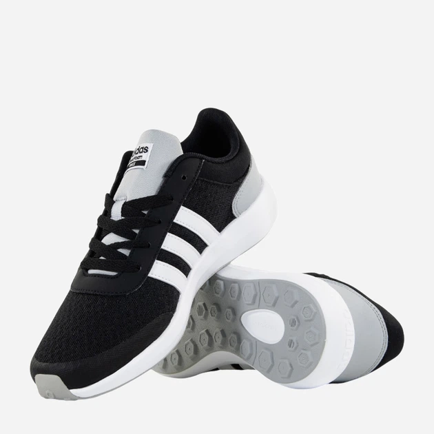 Підліткові кросівки для хлопчика adidas CloudFoam Race K AW4041 36 Чорні з білим (4056563370407) - зображення 4