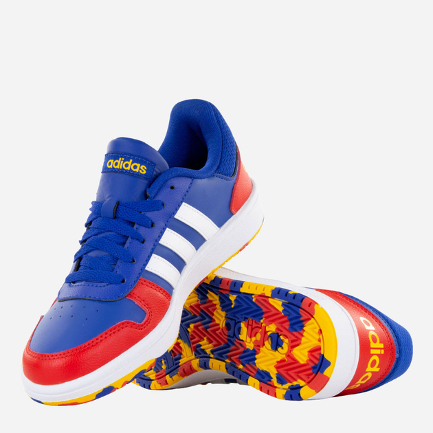 Tenisówki chłopięce adidas Hoops 2.0 K FY7016 38.5 Niebieskie (4064039542128) - obraz 2