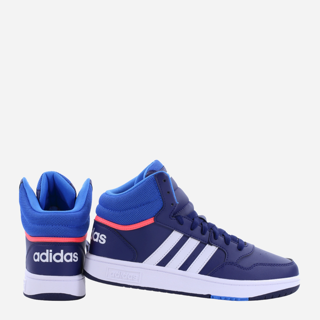 Tenisówki chłopięce adidas Hoops 3.0 Mid K GW0400 38 Niebieskie (4065418343992) - obraz 2