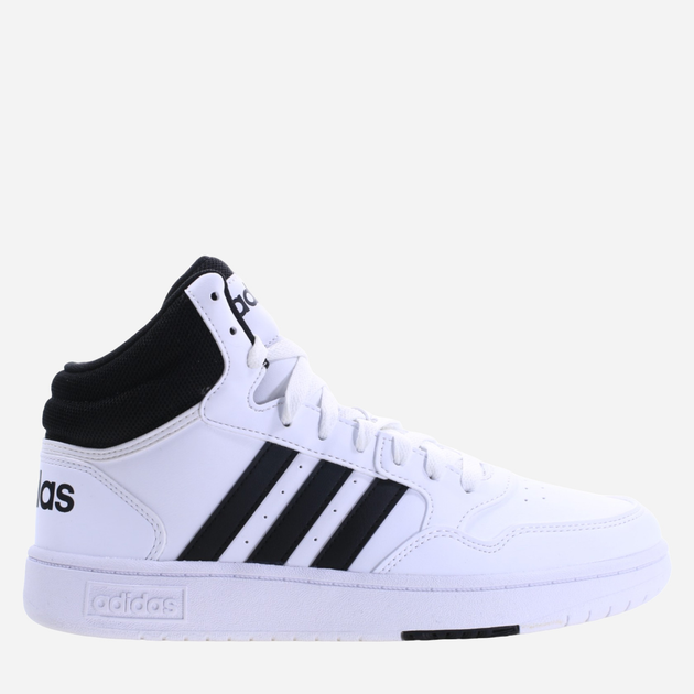 Підліткові кеди для хлопчика adidas hoops 3.0 Mid K IG3715 36.5 Білі (4066759016897) - зображення 1