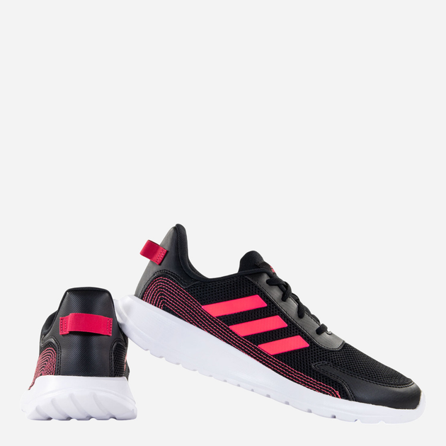 Підліткові кросівки для дівчинки adidas Tensaur Run KFV9445 39.5 Чорний/Рожевий (4060517887934) - зображення 3