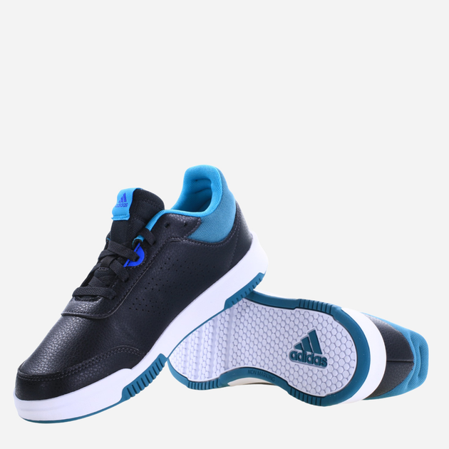 Підліткові кеди для хлопчика adidas Tensaur Sport 2.0 K ID2300 36.5 Чорні з білим і блакитним (4066755122547) - зображення 4