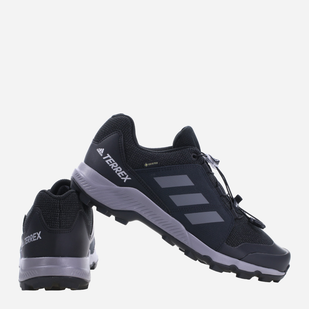 Підліткові трекінгові кросівки для хлопчика Adidas Terrex GTX K FU7268 38.5 Чорні (4062058274143) - зображення 3