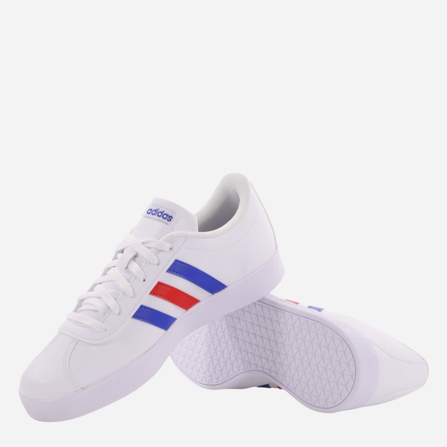 Sneakersy chłopięce adidas VL COURT 2.0 K FY7170 36.5 Białe (4064037544292) - obraz 4