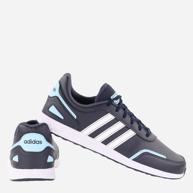 Buty sportowe chłopięce adidas VS Switch 3 K GW6621 38 Czarne z białym i jasnoniebieskim (4065427250267) - obraz 3