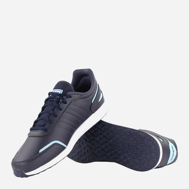 Buty sportowe chłopięce adidas VS Switch 3 K GW6621 38 Czarne z białym i jasnoniebieskim (4065427250267) - obraz 4