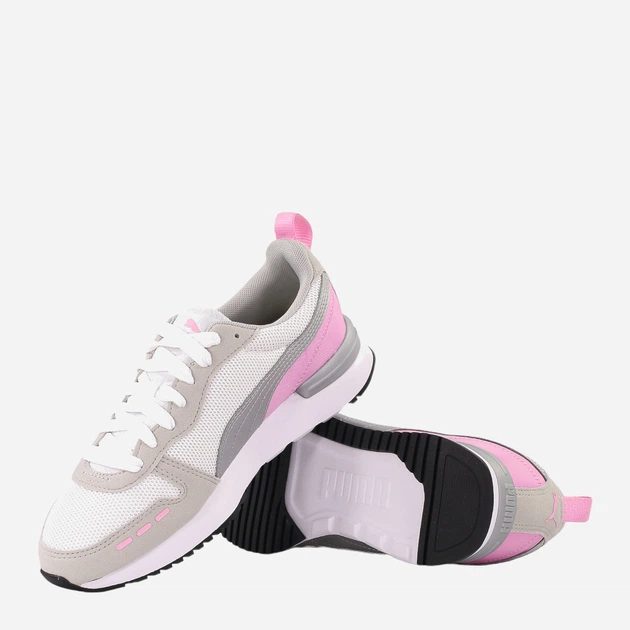 Buty sportowe młodzieżowe dla dziewczynki Puma R78 373616-26 37.5 Białe z wielokolorowym (4064535915310) - obraz 4