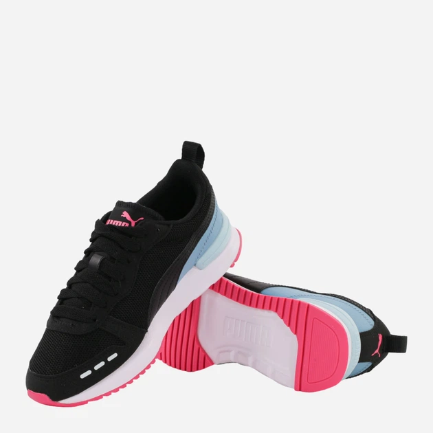 Buty sportowe młodzieżowe dla dziewczynki Puma R78 373616-32 35.5 Czarne z wielokolorowym (4065449637480) - obraz 4