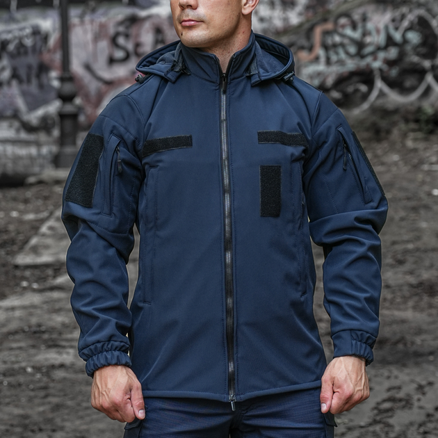 Куртка SoftShell ДСНС колір синій 56 - зображення 1