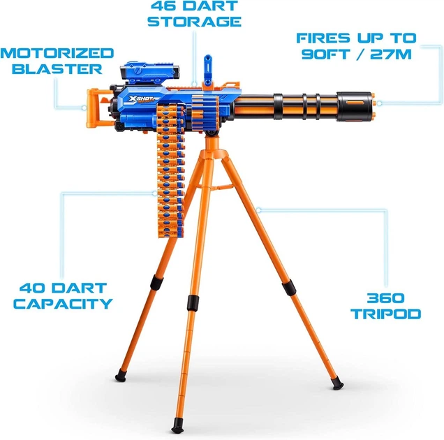 Скорострельный бластер х-шот X-Shot Insanity Motorized Rage Fire