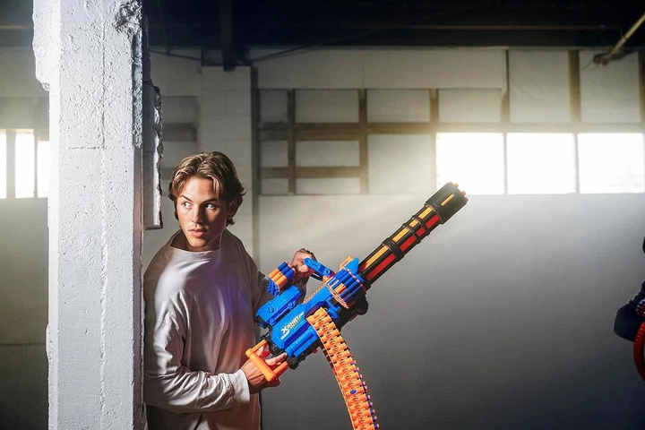 Скорострельный бластер х-шот X-Shot Insanity Motorized Rage Fire