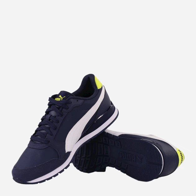 Підліткові кросівки для дівчинки Puma ST Runner v3 NL 384901-02 37.5 Темно-сині (4064536370743) - зображення 4
