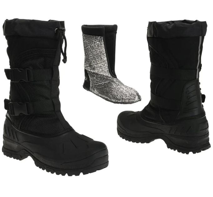 Ботинки тактические зимние Mil-Tec Snow Boots Arctic Черные 12876000 размер 42 - изображение 1